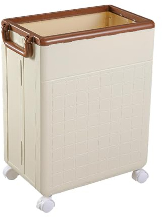 Keyubria Yoga Mat Storage Bin | Foldable Storage Basket for Yoga Mat | Portable Rack with Wheels & Handle, Workout Equipment Rack for Home Gym