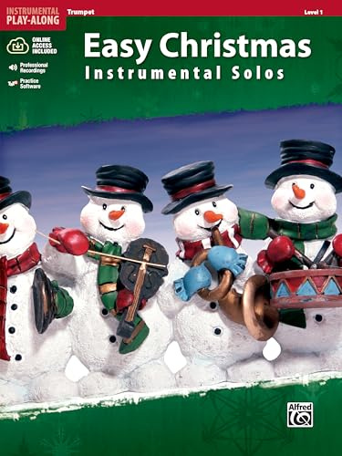 Easy Christmas Instrumental Solos, Trumpet, Level 1 [With CD (Audio)] (Easy Instrumental Solos)