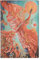 Paperblanks Flexi 12-Monatskalender 2024 Feuervogel, Vertikal - Mini (140 x 95), Französisch