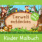 Kinder Malbuch ab 2 Jahre - TIERWELT ENTDECKEN: Süße Tier-Motive zum kritzeln und ausmalen, Kinderbuch für Junge und Mädchen
