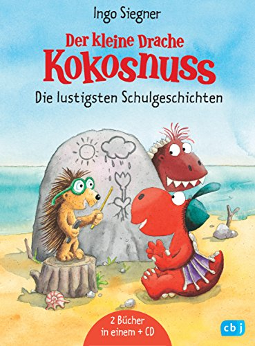 Der kleine Drache Kokosnuss - Die lustigsten Schulgeschichten - Set: 2 Kokosnussbände mit CD: Schulfest auf dem Feuerfelsen / Schulausflug ins ... in die Schule (Kokosnuss-Sammelbände, Band 7)