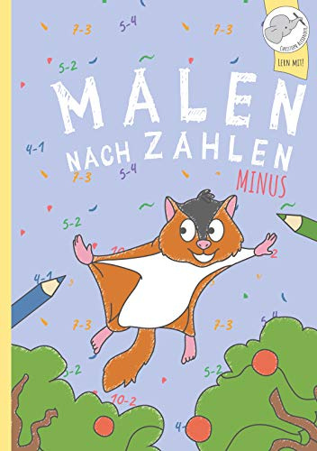 Malen nach Zahlen: Minus-Rechnen mit tollen Tiermotiven trainieren.
