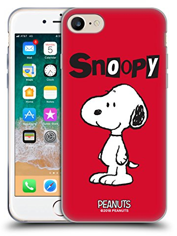 Head Case Designs Offizielle Peanuts Snoopy Persöhnlichkeiten Soft Gel Handyhülle Hülle kompatibel mit Apple iPhone 7/8 / SE 2020 & 2022