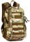 HUNTVP Militär Rucksack 12L Schulrucksack mini Bundeswehr Rucksack Taktischer Rucksack Herren Klein Wanderrucksack Rucksack Molle Daypack Tagesrucksack für Sport Reise Outdoor (12L-Grün Camouflage)