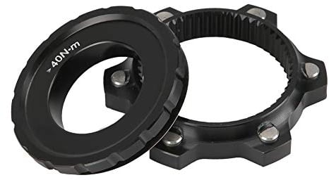 VBESTLIFE Bike Hub Center Lock, Mountain Bicycle Hub Center Lock Adaptor Disc Brake Rotor for Bike Accessory