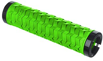 Kellys Fahrrad MTB Lenkergriffe Poison Fahrradgriffe Schwarz Grün Rot Orange Weiss Gelb, Farbe:Lawn Green