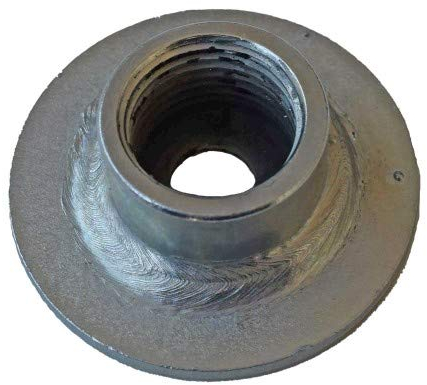 5 Stück - Grundplatten Befestigungsplatten Größe Ø50 mm x 1/2 Zoll