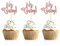 24 Stück Oh Baby Cupcake Toppers für Geburtstag Babyparty Baby shower Kuchen deko Party Dekorationen Kuchendekoration Tortenfigur Tortendeko Kuchenaufsätze