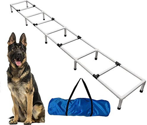 N.F. Agility Ladder, 134 Dog Agility Balance Training Ladder with Carry Bag, Pet Agility Training Equipment for Pet Agility Training, Rehabilitation