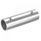 sourcing map Rail Tuyau Raccord 2 voies 100mm Longueur304 Inox Acier Droit Connecteur Polissage pour 25mm/1 OD Main courante Garde-corps