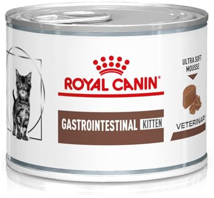 Gastrointestinal Kitten Ultra Soft Mousse | Für Katzenwelpen | 12 x 195 g | Royal Canin Veterinary | Diät-Alleinfuttermittel | Zur Linderung akuter Resorptionsstörungen des Darms