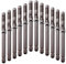 Floating Shelf Brackets -12 Pack Heavy Duty Wood Invisible Shelf Brackets with Screws,DIY Adjustable Hardware Blind Supports Shelves 180LBS Ø10 x 100mm(12 Pack)