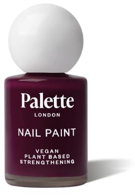 Palette London Signature Nail Paint - Halal, Vegan, Breathable Nail Polish (Loganberry)