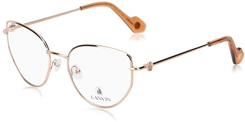 Lanvin LNV2120 708 Rose Gold Eyewear Woman Metallo, Cat Eye, 54