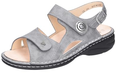 Finn Comfort Sandaletten bequem bis 30 mm Gr.42, Grau, 02627-503218