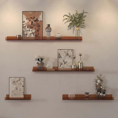 Zeitschriftenregal Prospektständer Acryl Magazine Display Stand 4 Stück Set, Home Display Storage Rack für Record Minifigure, Floating Bookshelves Wall Mount Max Load 8kg/17lbs ( Color : Style B )