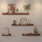 Zeitschriftenregal Prospektständer Acryl Magazine Display Stand 4 Stück Set, Home Display Storage Rack für Record Minifigure, Floating Bookshelves Wall Mount Max Load 8kg/17lbs ( Color : Style B )