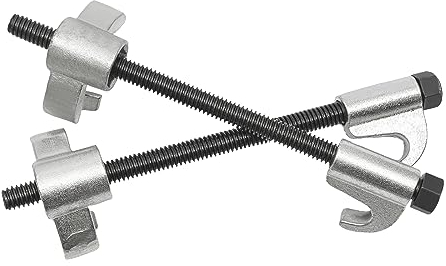 Alnemy Juego de compresor de resorte, tensor de resorte profesional, 300 mm, ajuste manual, montaje de bajada, compresores de muelle para coche, herramienta universal para cuerpo de bobina