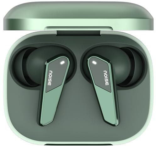 Noise Buds N1 Pro - Auricolari in-ear True Wireless con finitura metallica, ANC (fino a 32 dB), 60 ore di riproduzione, doppio accoppiamento, Instacharge (10 minuti = 200 min), BT V5.3 (verde cromato)