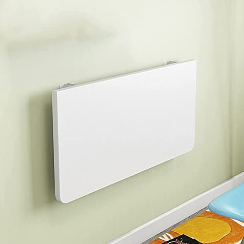 USMGWPBN An der Wand montierter Klapptisch aus Kiefernholz, Klapptisch für das Home-Office, Computertisch, Esstisch, platzsparender, Faltbarer Stehtisch für Büro und Heimset
