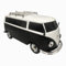 Wireless Bluetooth Speaker USB FM Radio Phone, Aux, Memory Card T1 Campervan STYLE (Black)