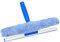 QWORK® 2-IN-1 Fensterwischer und Abzieher 35cm, Silikon-Fensterabzieher & Mikrofaser-Fensterwischer für Bad, Dusche und Glas