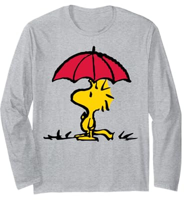 Peanuts Woodstock Regenschirm Übergroß Langarmshirt