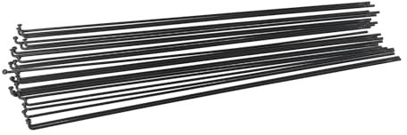 DoRysk 24 unids bicicleta radios acero radios y piquetas para llanta tamaño 27,5/26/29 pulgadas bicicletas (255 mm)