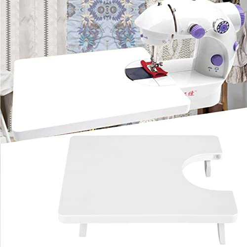 Qukaim Nähmaschine Kunststoff Erweiterungstisch Brett, Haushalt DIY Handwerk Accories, Tragbarer Erweiterungstisch für Nähmaschinen, 60 x 40 cm, Leichtes Design