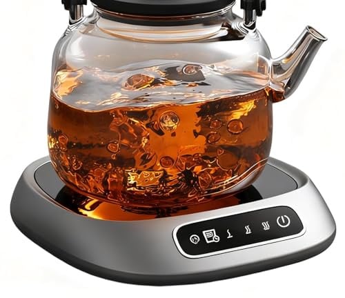 Cup Warmer - Rechargeable Smart Screen Touch - Electrical Coffee Cup Warmer for Desk,for Milk Tea Hot Cocoa Kitchen Bedroom Study Room Dining Table Camping Business