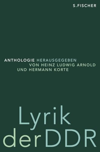 Lyrik der DDR: Anthologie