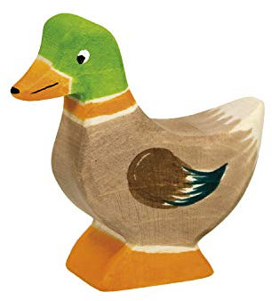 Holzspielwaren Ackermann Erpel aus Holz – Wald Holzspielzeug, aus Schwäbischer Handarbeit (100% ökologisch)