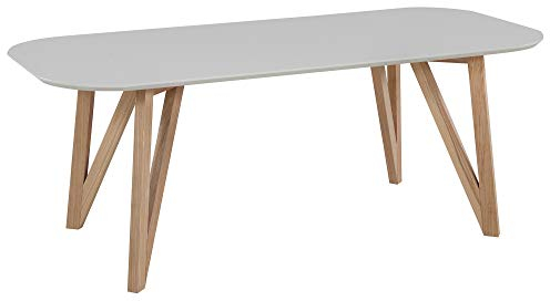 SalesFever Esstisch, MDF, grau, 200x90