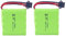 ZYGY 2PCS 7.4V 1000mah Batterie au Lithium pour Voiture DE36W DE65 NO.1809 RC 1:16 véhicule Tout-Terrain à Quatre Roues motrices à Grande Vitesse d'escalade dérive Batterie de Rechange