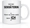 Print-Klex Berufstasse mit Sekretärin Motiv Bedruckt Sekretärin Tasse für Beruf Geschenk Kaffeebecher Geschenktasse Teetasse Arbeitstasse Arbeitsbecher mit Druck 330ml Beruf Tasse