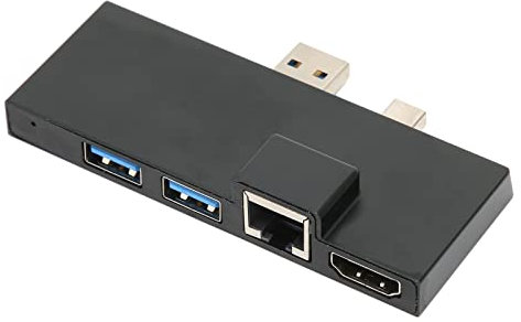 CHICIRIS per Pro 4/5/6 Docking Station, risoluzione 4K per Dock Velocità di 5Gbps per Vista per 10 per XP(nero)