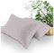 GC GAVENO CAVAILIA Betttuch mit Rautenmuster Pflegeleichtes Polycotton-Spannbetttuch, unifarbene Bettlaken oder Kissenbezüge, 2 Stück, grau, 2 X Pillow Case