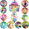 Prinzessin Geburtstag Luftballon，Princess ballon Party Deko，Prinzessin Party Luftballon Dekoration Set, Deko Kindergeburtstag, Princess Geburtstag Set