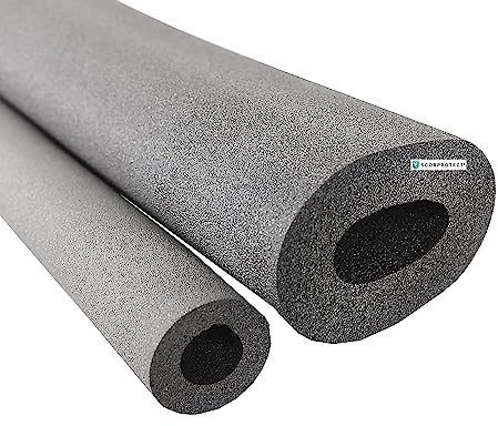 Scorprotect® Kautschuk Rohrisolierung 2m Heizung und Sanitär hochflexibel GRAU (SCP-H15-27)
