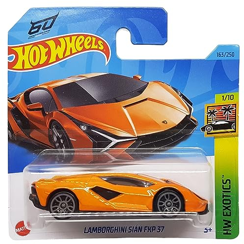 Hot Wheels - Lamborghini Sián FKP 37 - HW Exotics 1/10 - HKH93 - Short Card - Arancione - Mattel 2023