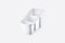 Stolmet Cutlery Drainer with Tray - 3 or 5 Pocket Utensil Holder - BPA Free - Ideal for Kitchen and Camping (White, 3 Compartments)
