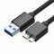 TECHZOCO Cable Micro USB 3.0, Cable USB Disco Duro Externo Compatible con Toshiba Canvio, Seagate FreeAgent y Western Digital (WD) My Passport/Elements, Samsung Galaxy S5, Velocidad 5Gbps, 50 cm