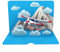 Edition Colibri Pop Up Karte Flugzeug, Handmade 3D Karte, Ideal als Reisegutschein, Flugzeuggutschein oder Geschenk für Flugzeugliebhaber, Made in Germany, Nachhaltige Produktion