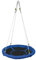 Nestschaukel Kinderschaukel Hängeschaukel Tellerschaukel rund Outdoor Garten Spielplatzgerät 110 cm blau