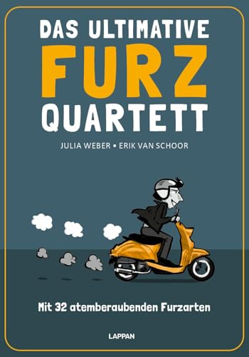 Das ultimative Furz-Quartett: Mit 32 atemberaubenden Furzarten | Lustiges Kartenspiel ab 2 Spielern für Kinder, Erwachsene und Spieleabende unter Freunden