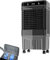 Climatizador Evaporativo Industrial, Ventilador con Agua con 3 Velocidades, Tanque de Agua de 40/45/50 L, Oscilación de 120°, Aire Acondicionado Portátil para Oficinas y Garajes(80x49x35cm)