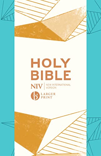NIV Larger Print Personal Teal Soft-Tone Bible: Gift edition (New International Version)