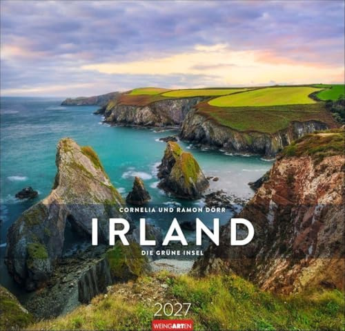 Irland Kalender 2027 - Die grüne Insel: Die Grüne Insel als Sehnsuchtsort. Fotokalender mit Landschaftsfotografien von Ramon und Cornelia Dörr. Jahres-Wandkalender im Poster-Format 48 x 46 cm