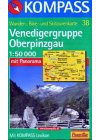 Venedigergruppe - Oberpinzgau: Mit Kurzführer, Radwegen und Skirouten. 1:50000 (KOMPASS Wanderkarte)