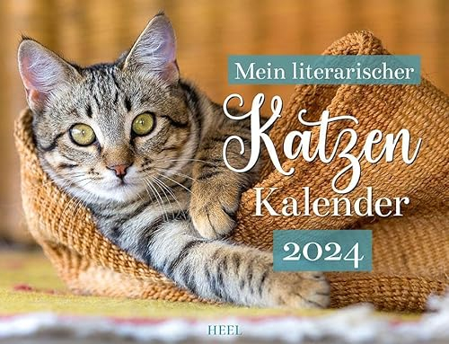 Mein Literarischer Katzenkalender 2024: Mit zwölf schönen Zitaten. Katzen Kalender 2024
